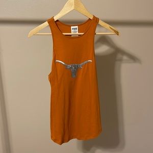 Texas Longhorns razor back tank top